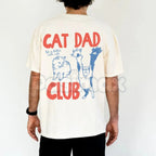 cat dad club tee