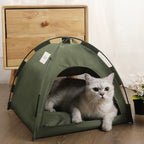 cat canvas tent bed