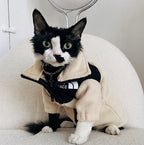 the cat face fleece jacket
