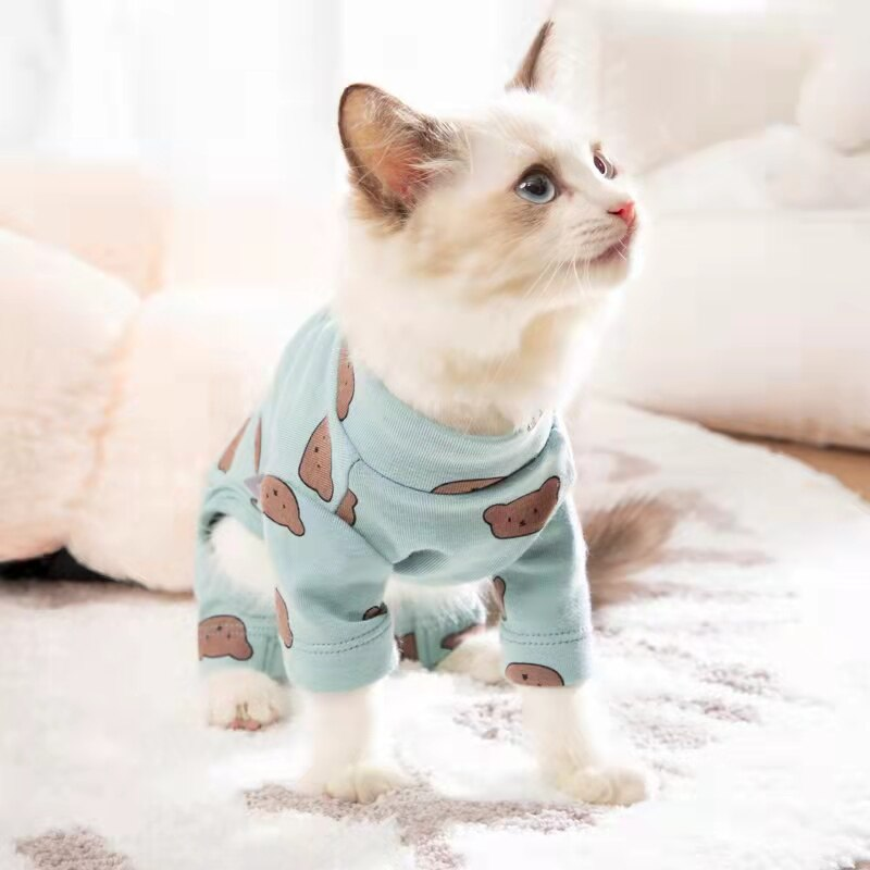 soft cat pajamas