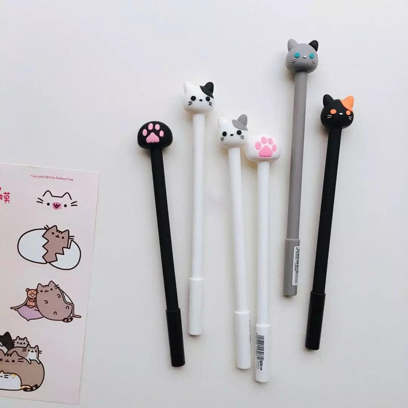cat gel pens