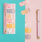 cat paw sticky notes