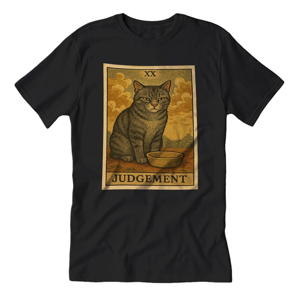 judgement cat t-shirt