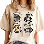 coffee & cats t-shirt