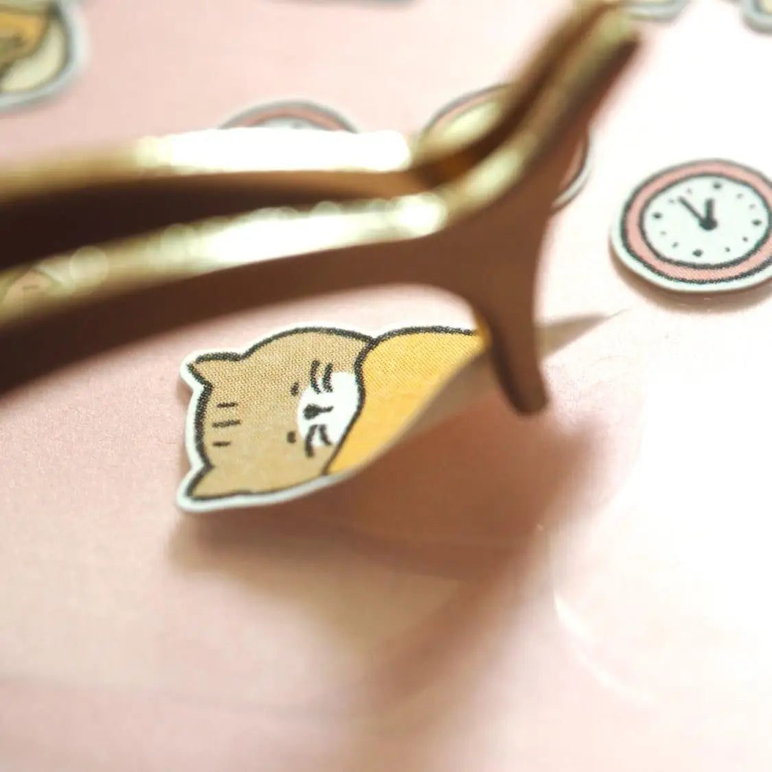 cat daily life paper sticker set