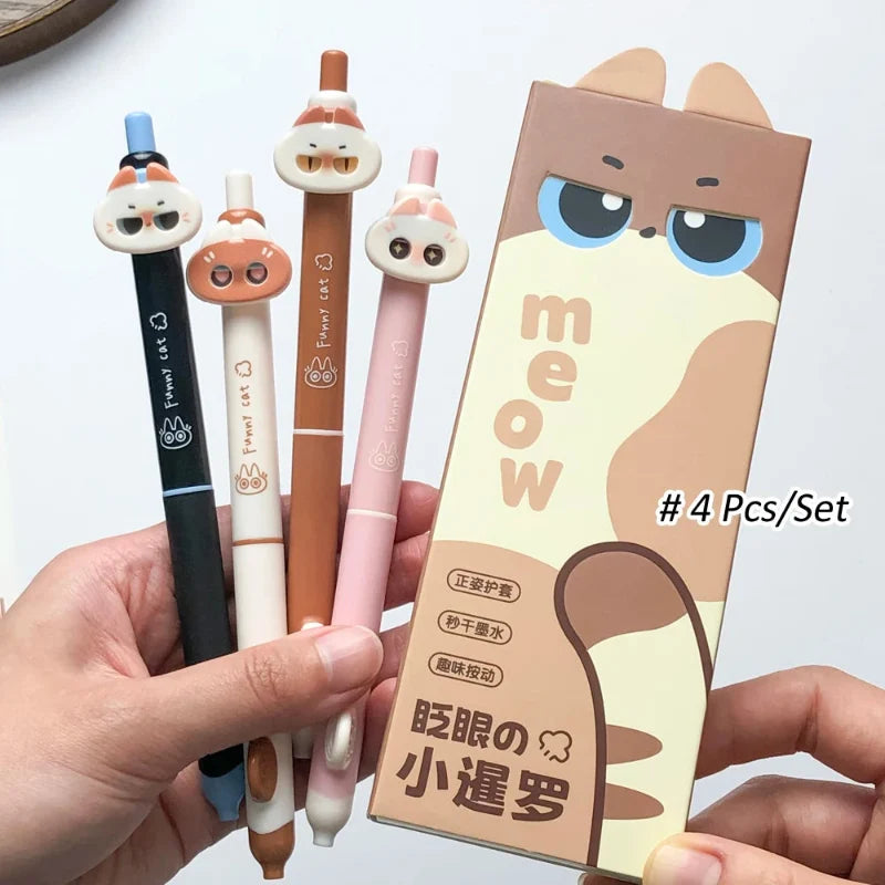 sassy cat gel pens set