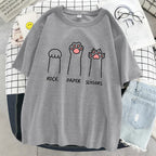 rock paper paws t-shirt