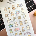cat daily life paper sticker set