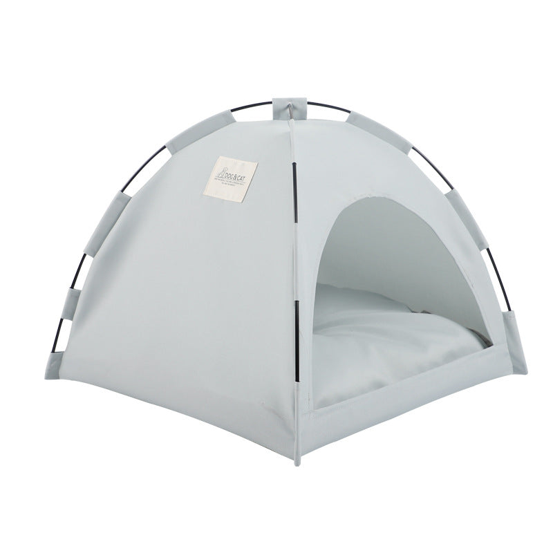 cat canvas tent bed