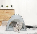 cat canvas tent bed