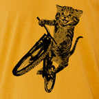 biker cat t-shirt
