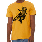 biker cat t-shirt