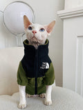 the cat face fleece jacket