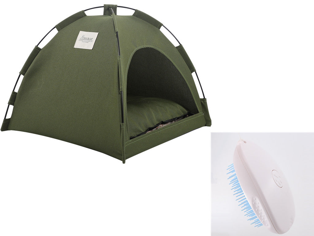 cat canvas tent bed