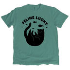 feline lucky t-shirt
