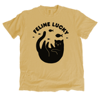 feline lucky t-shirt