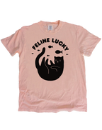 feline lucky t-shirt