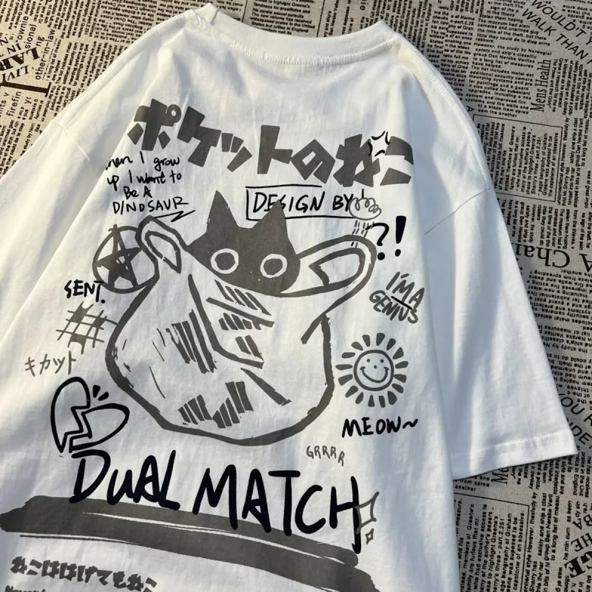cat in the bag t-shirt